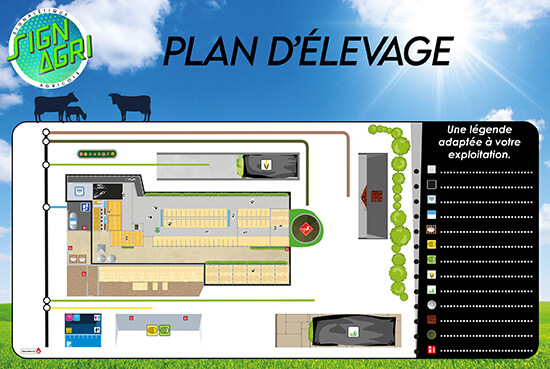 Panneau du plan d'élevage